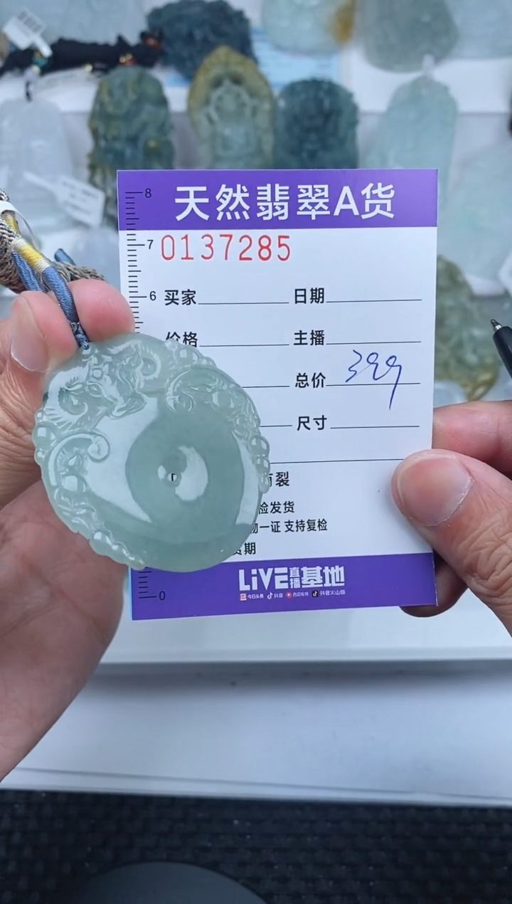 【闪购商品】翡翠颈饰未镶嵌       285