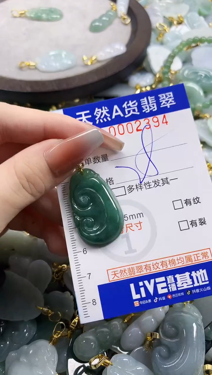 颈饰未镶嵌翡翠天然A货翡翠