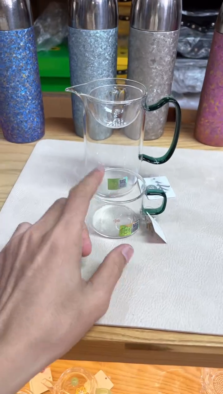 沁润墨绿色+清禾杯墨绿色一只