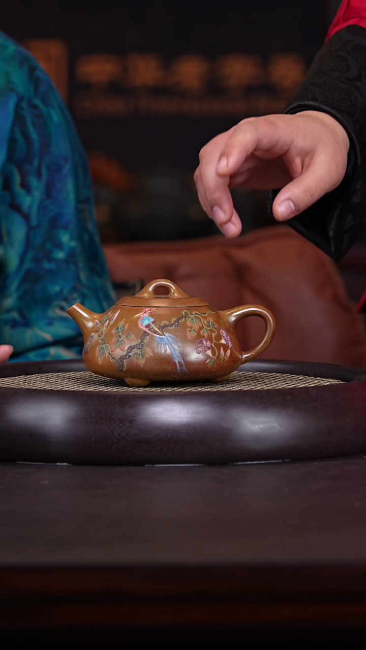 【闪购商品】紫砂茶壶杨建英31-48 红金砂紫砂壶