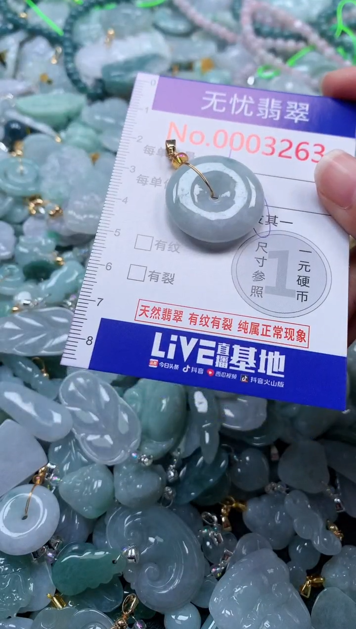 颈饰未镶嵌翡翠3263