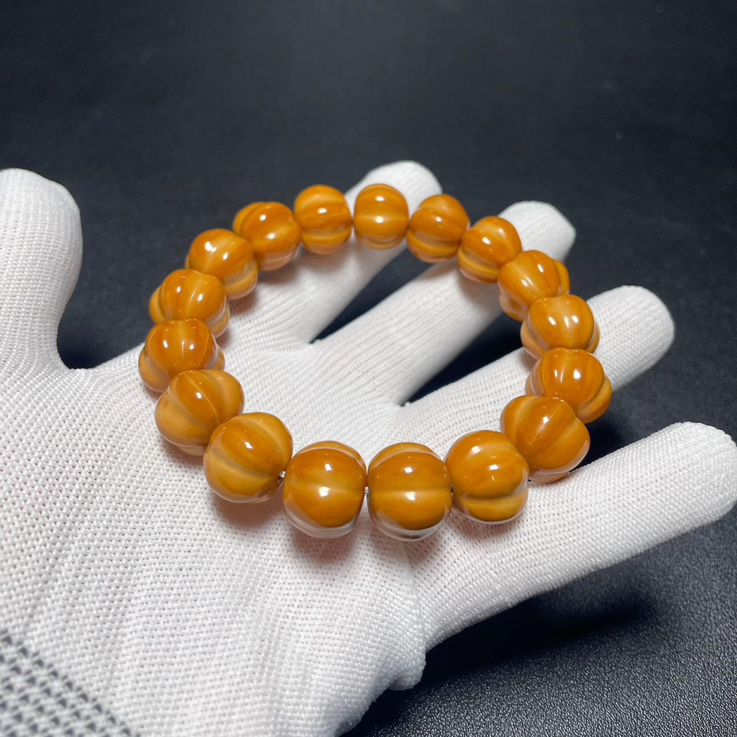 泡芙南瓜 猴头核桃文玩手串