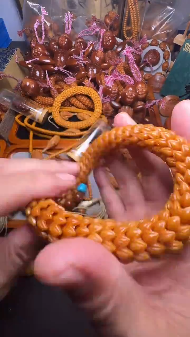 手串橄榄核猴头莲花