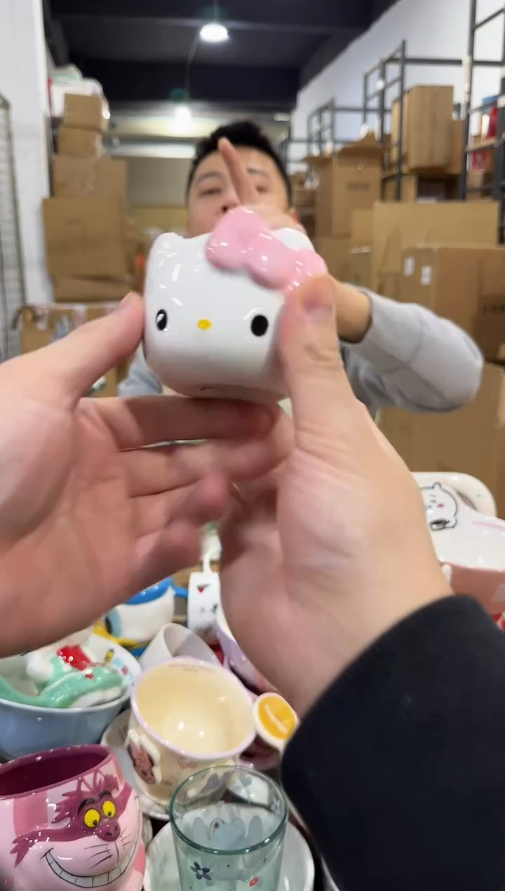 瓷片粉色kt猫香薰