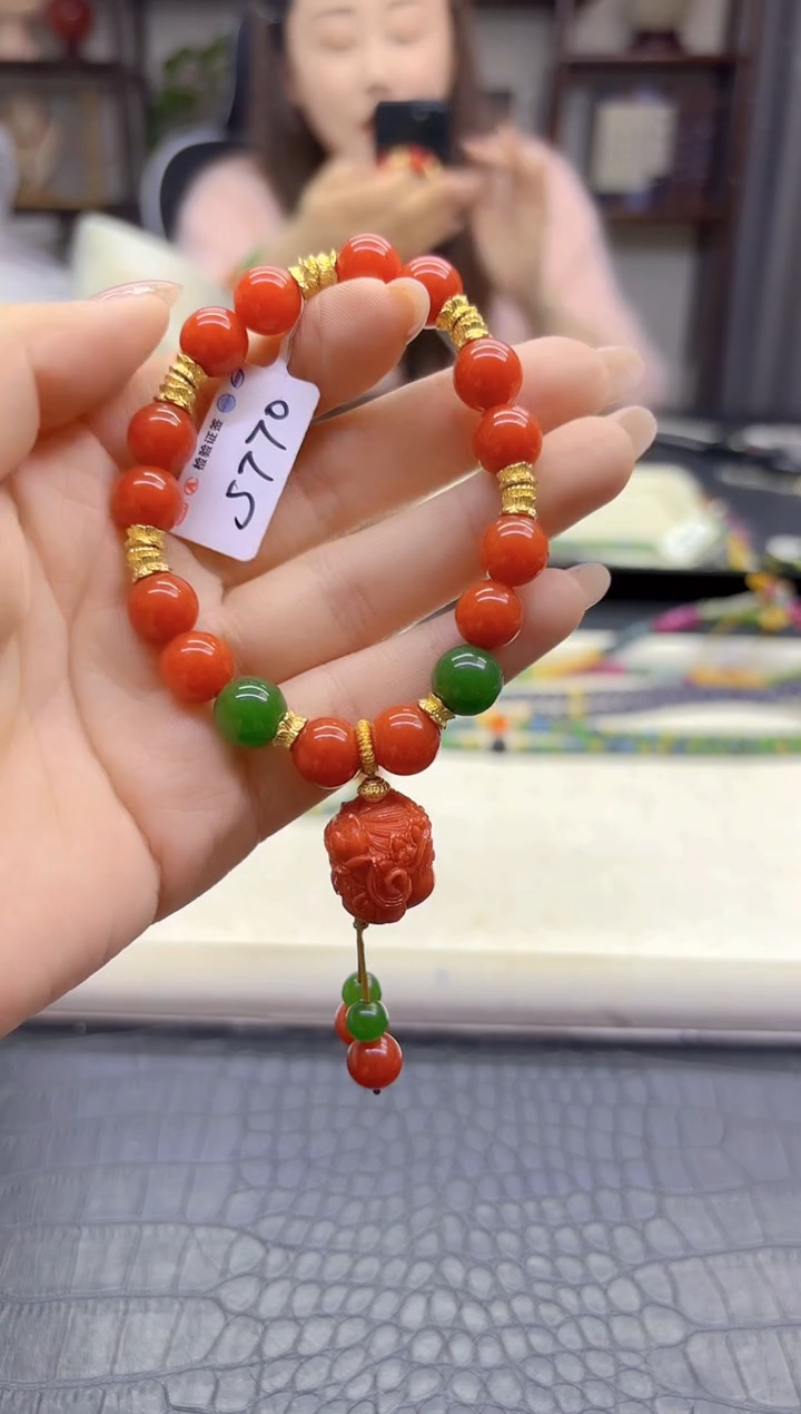 未镶嵌手链南红玛瑙DIY款S770