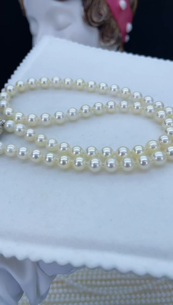 【闪购商品】海水珍珠颈饰合金海水akoya珍珠项链6-7mm