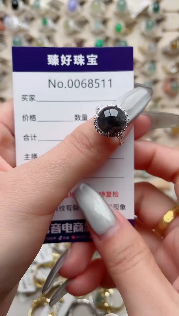 【闪购商品】翡翠戒指银S925镶嵌...........