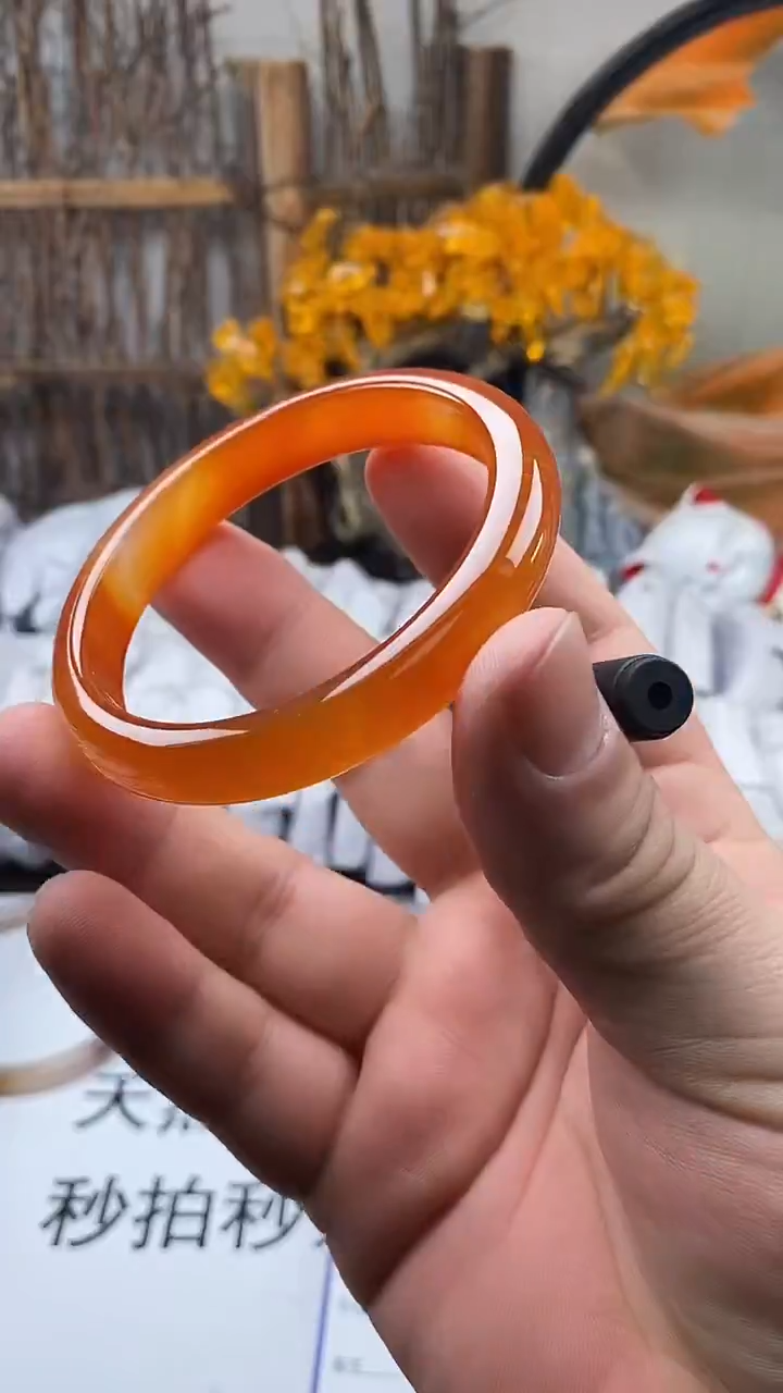 手镯玛瑙/玉髓未镶嵌277-59/60(多样性发货看清圈口下单）