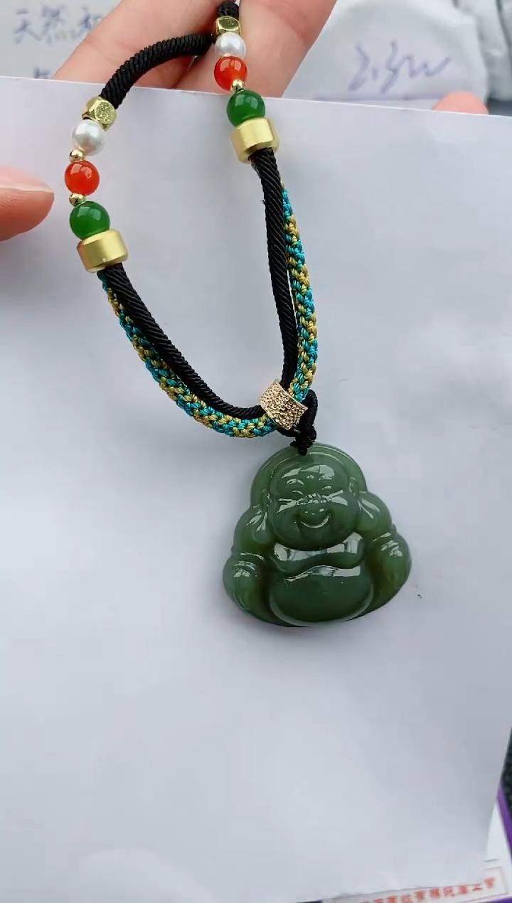 【闪购商品】和田玉吊坠(赠链)未镶嵌555微色差T