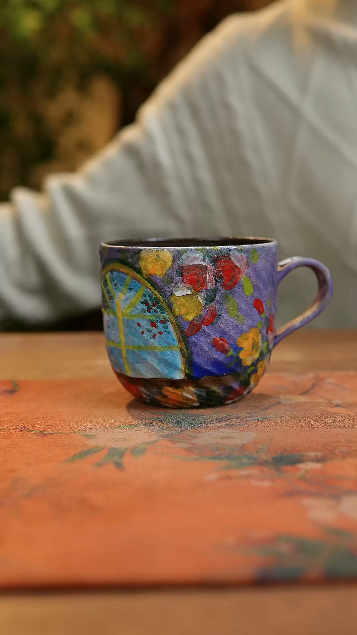 【闪购商品】瓷片1361景德镇手工手绘釉下彩高温瓷