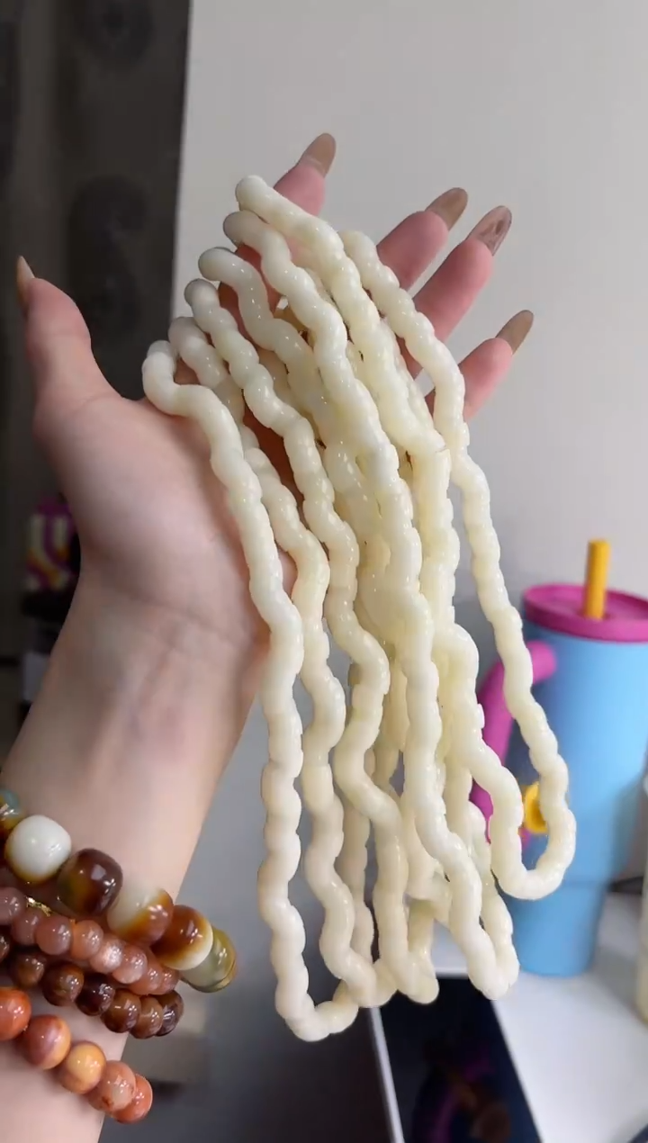 手串菩提根/象牙果沐h65土豆粉tangle玉化肠8mm双圈
