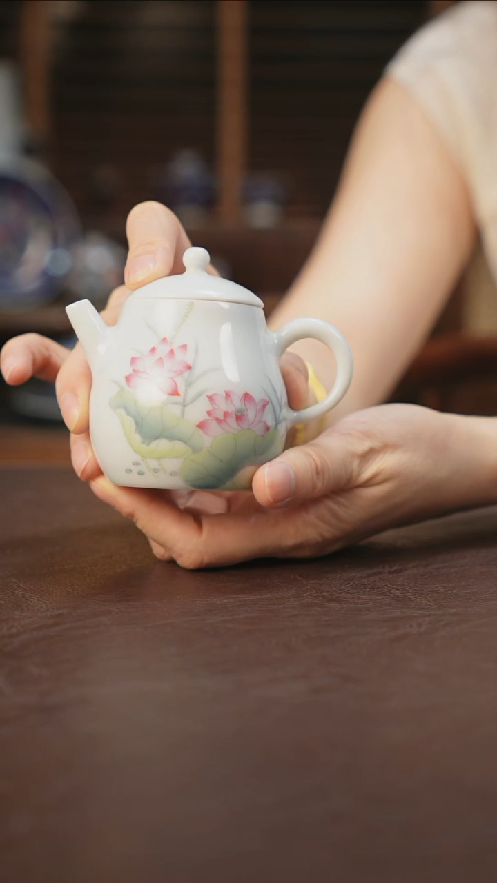 杯景德镇陶瓷杯碗柴烧多人F62