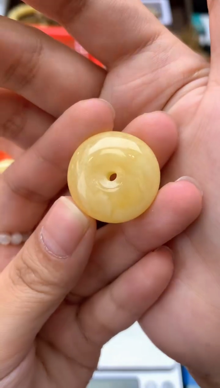 【闪购商品】琥珀珠宝奇石未镶嵌109琥珀蜜蜡小坑花粉介意勿拍