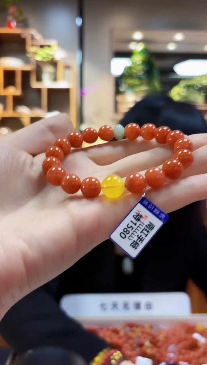 南红玛瑙未镶嵌手链手链10+