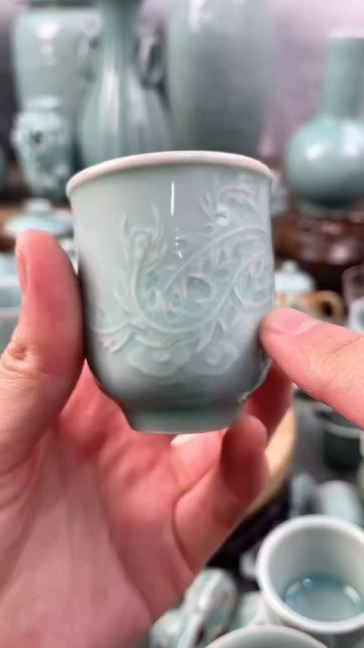 【闪购商品】正品 慧仙青瓷 主人杯
