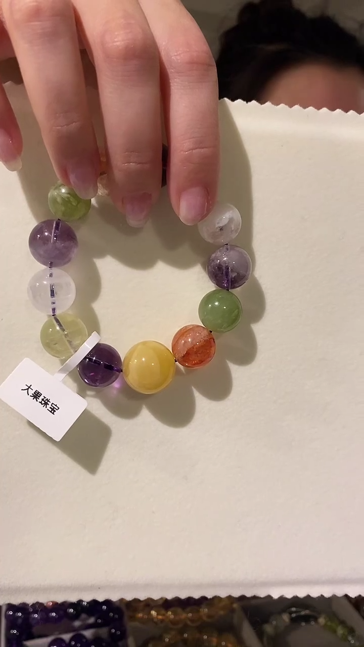 【闪购商品】水晶手链未镶嵌大大多宝～