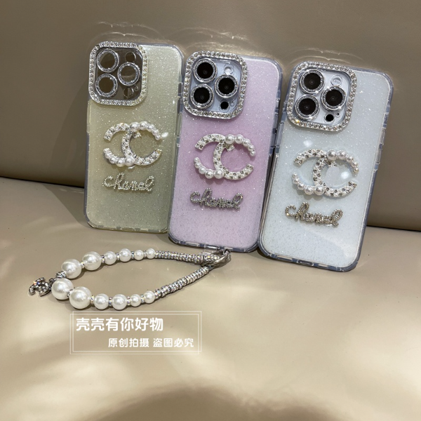 适用苹果手机壳iphone16细闪粉14气质15pro镜头膜13pm防摔12手链