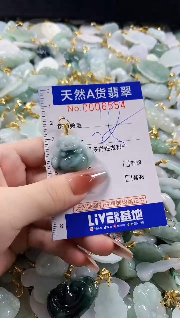 颈饰未镶嵌翡翠天然A货翡翠