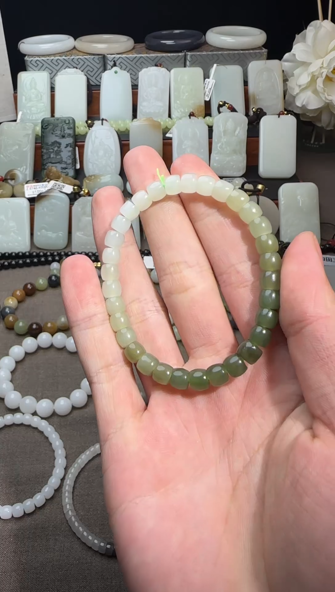 【闪购商品】和田玉手链未镶嵌和田玉手串