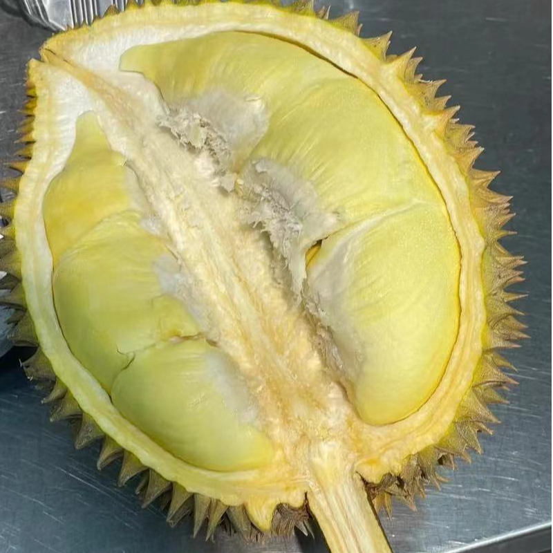 鲜榴莲现开 泰国金枕核小榴莲鲜果肉软糯1.5kg上海同城配送包好吃金枕泰国