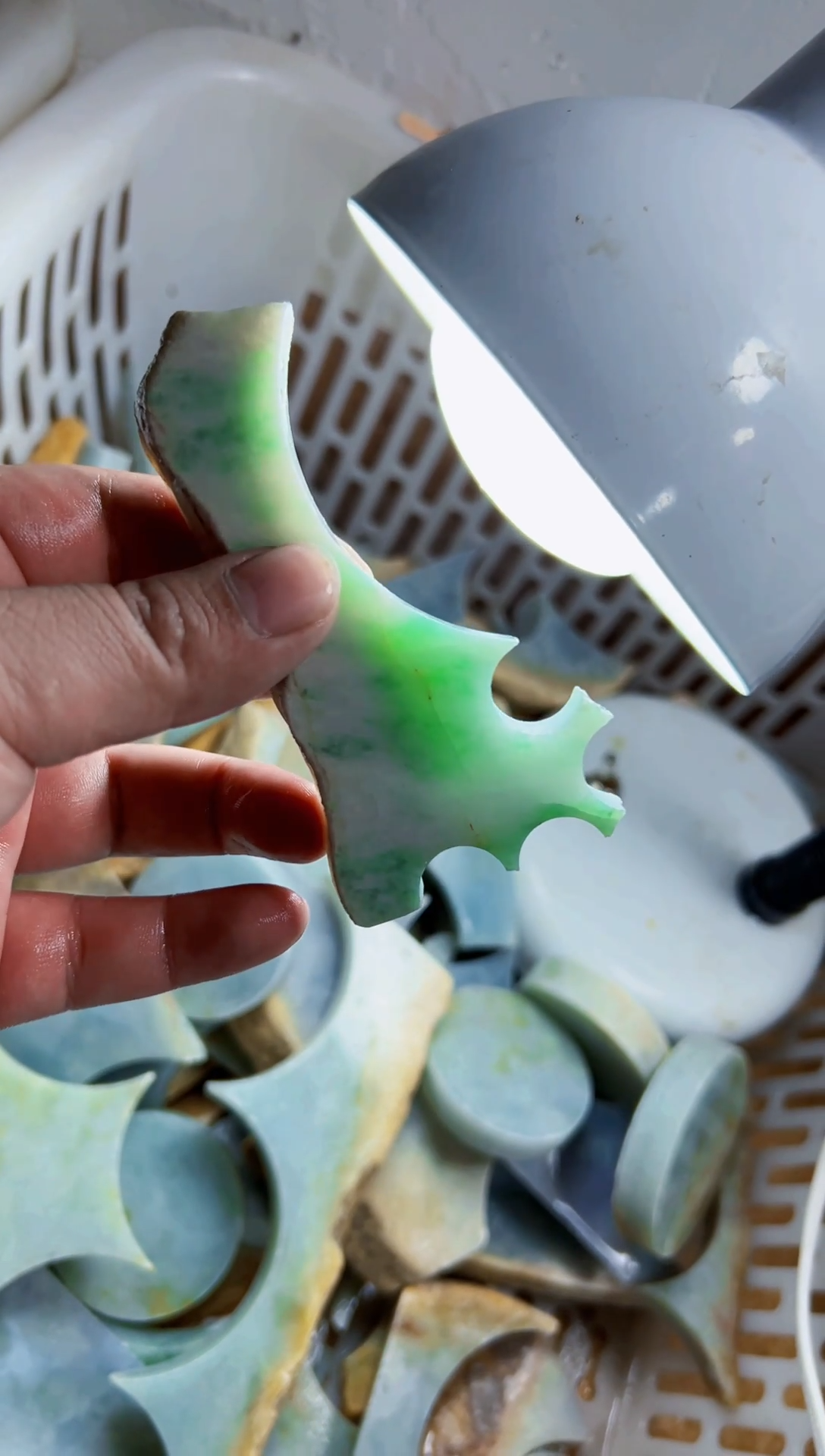 颈饰未镶嵌翡翠张*纯天然缅甸A货翡翠