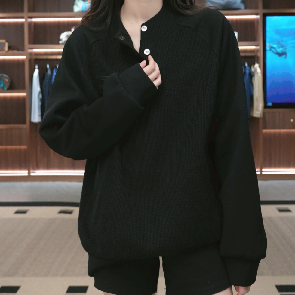 【绘尚15H思敏6106】通用休闲百搭情侣款个性卫衣 W256106