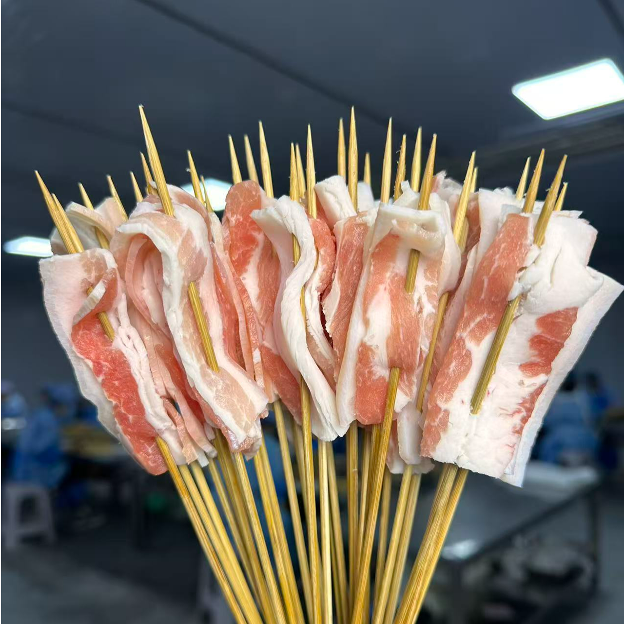 中五花 烧烤食材 100串/袋