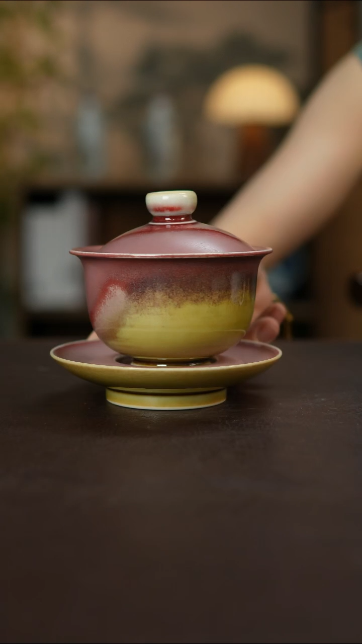 杯景德镇陶瓷柴烧手作瑕疵