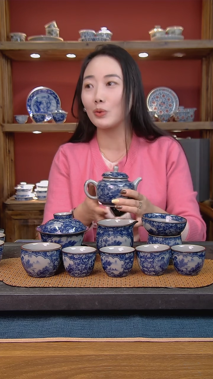 简装家用款9件套 老陶泥开片纹陶瓷茶具