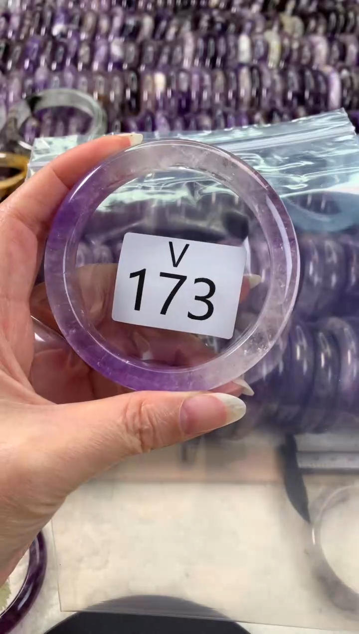 【闪购商品】水晶水晶手镯V未镶嵌173-62