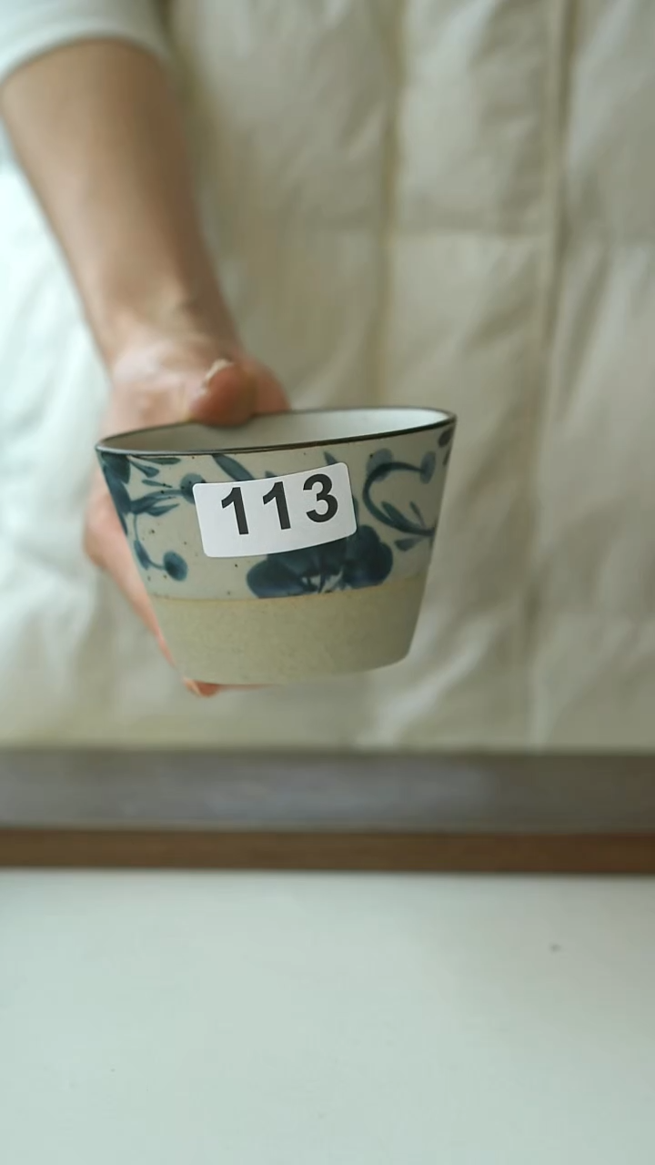 陶瑕不退换113七里香猪口杯220ml@7-7@