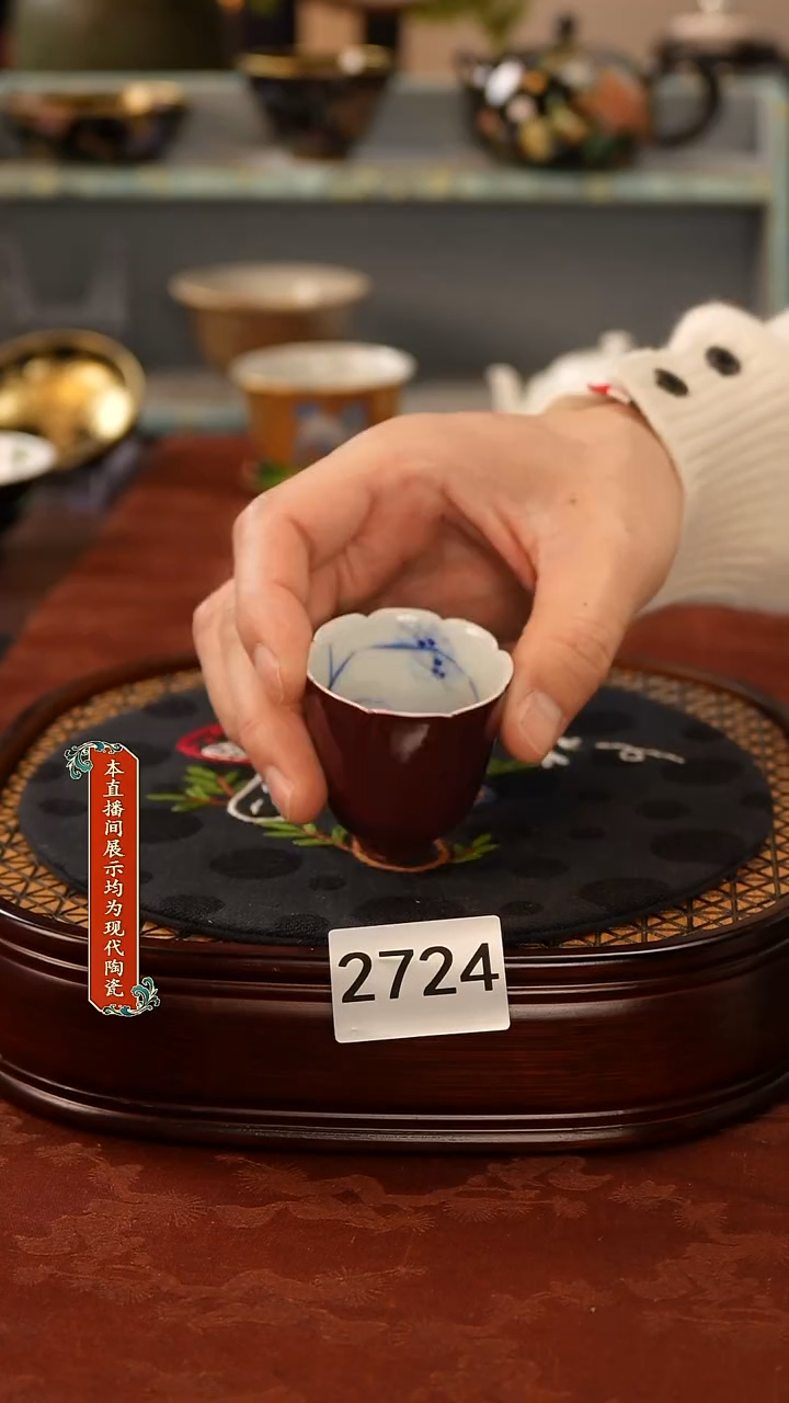 瓷片景德镇手工手绘2724