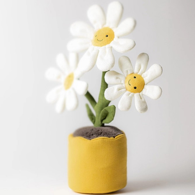 英国正版趣味小雏菊盆栽植物系列毛绒玩偶娃娃公仔送礼物