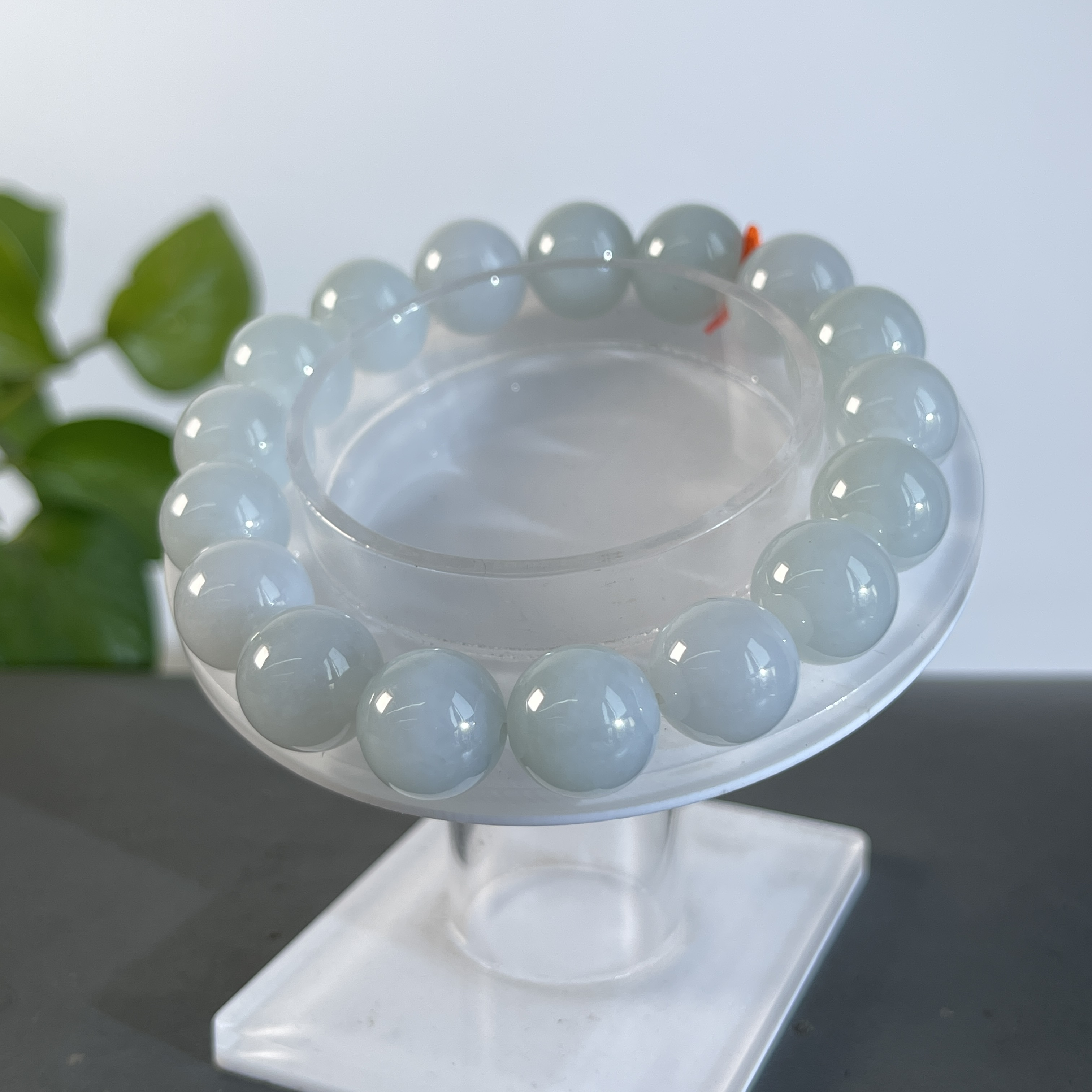 JXA26-73 天然缅甸A货翡翠 翡翠手串