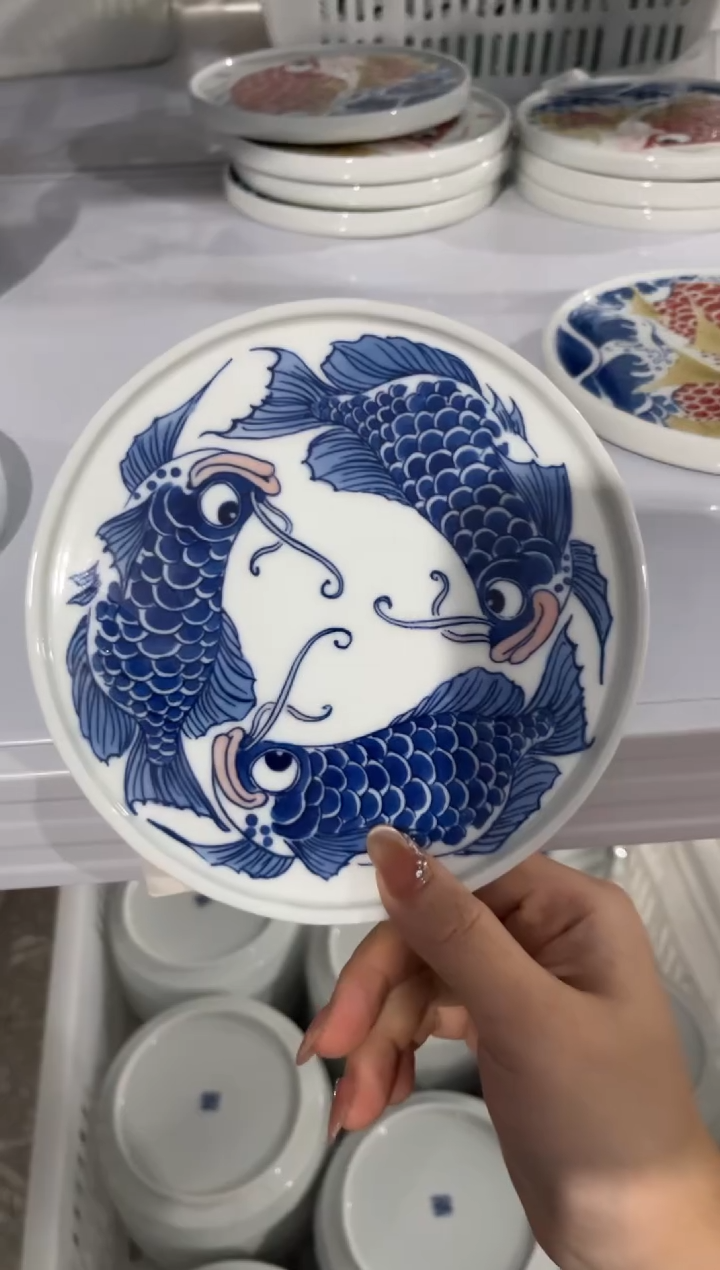 昨明手绘壶承（微瑕价格）