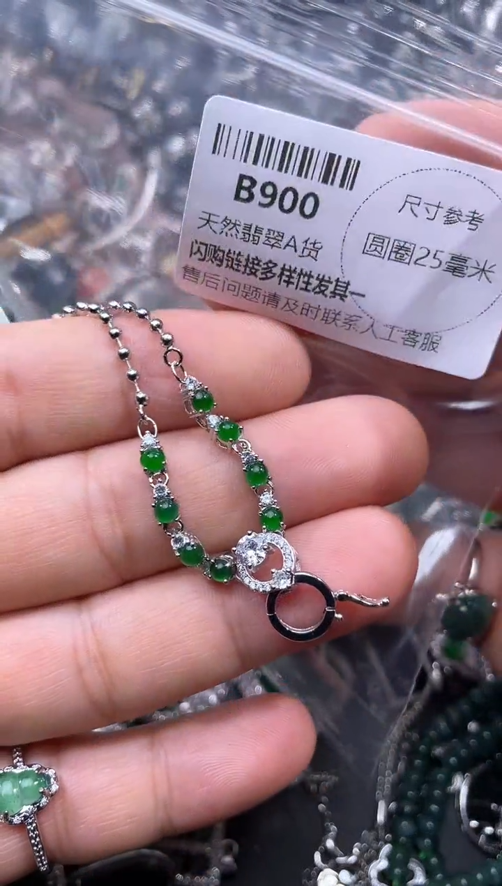 【闪购商品】翡翠颈饰未镶嵌B900项链