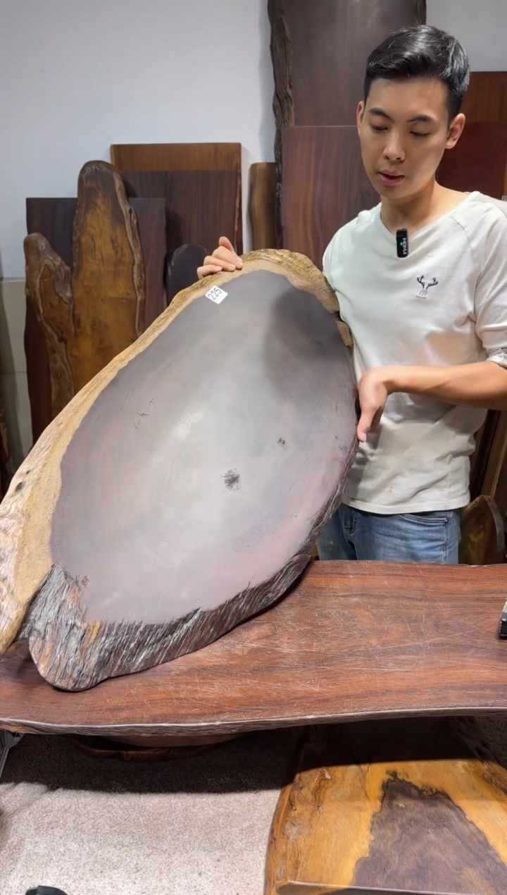 风车木（黑檀木）尺寸100*43*2.3编号225