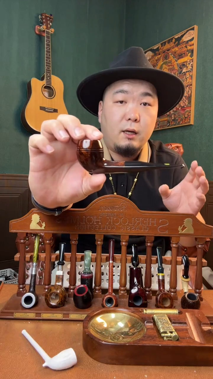 石楠木木雕款意大利进口石楠木烟斗