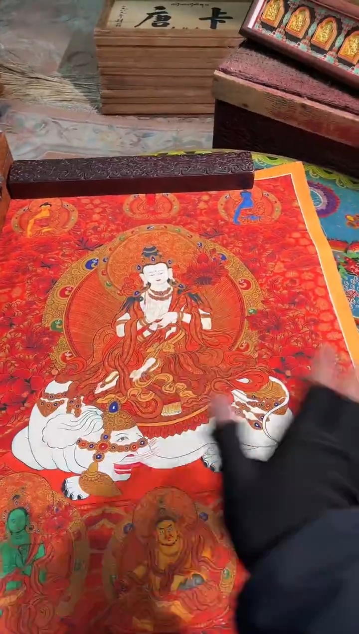 卷轴画 路路的唐卡tk160