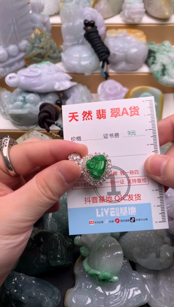 吊坠(不含链)未镶嵌翡翠1