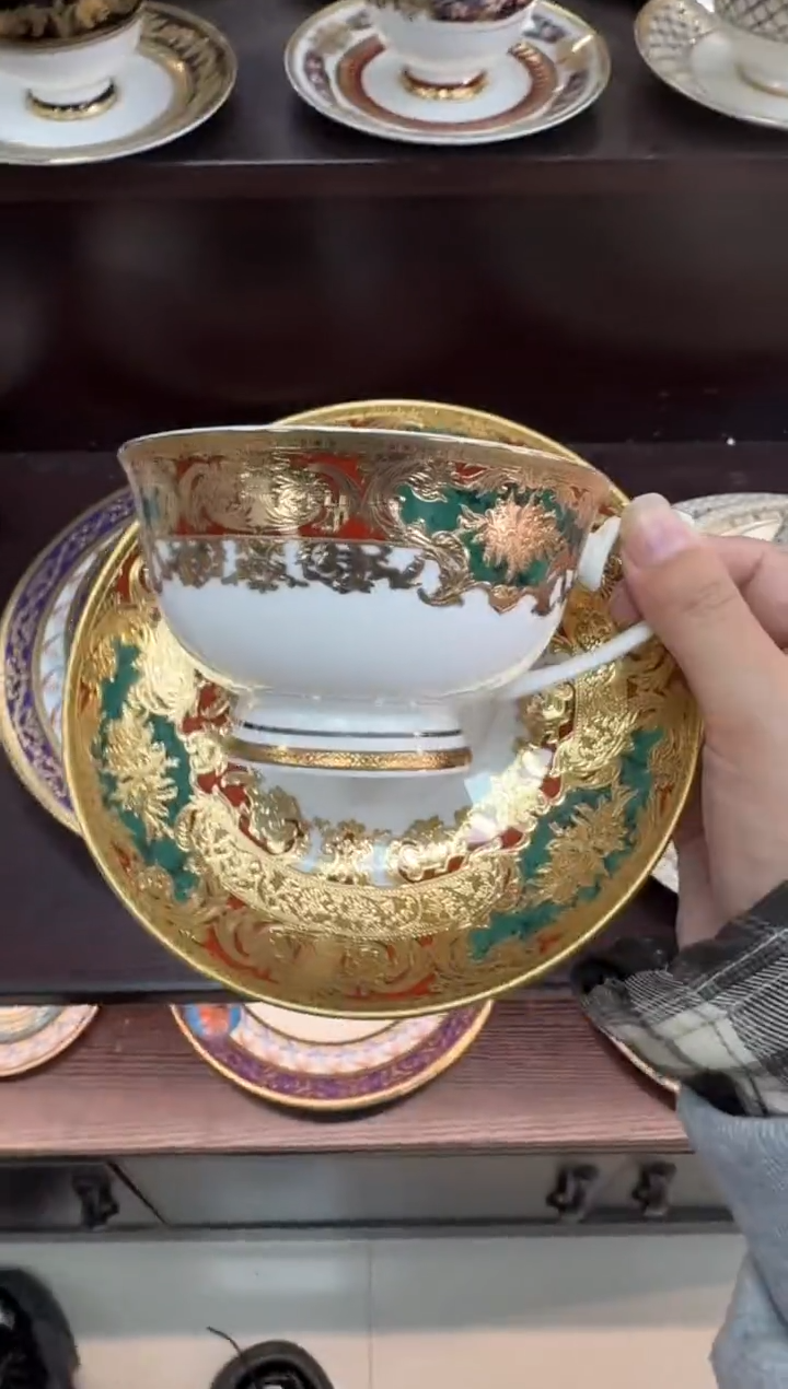 【闪购商品】瓷片一杯一碟福利  福利微瑕