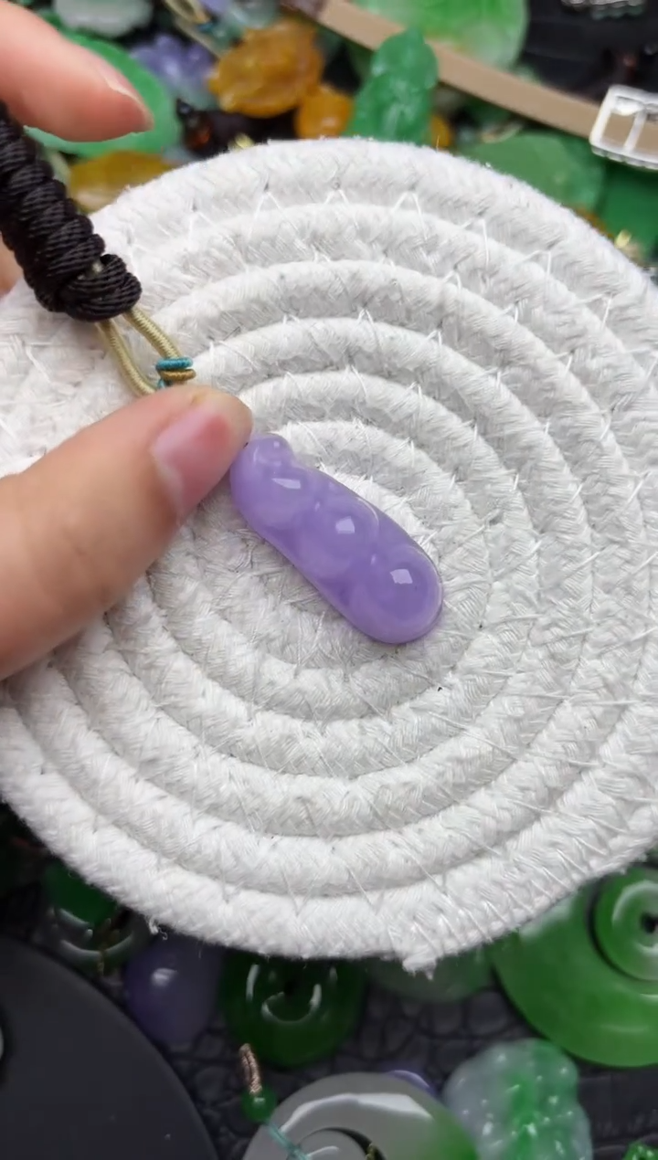 颈饰未镶嵌翡翠缅甸翡翠吊坠