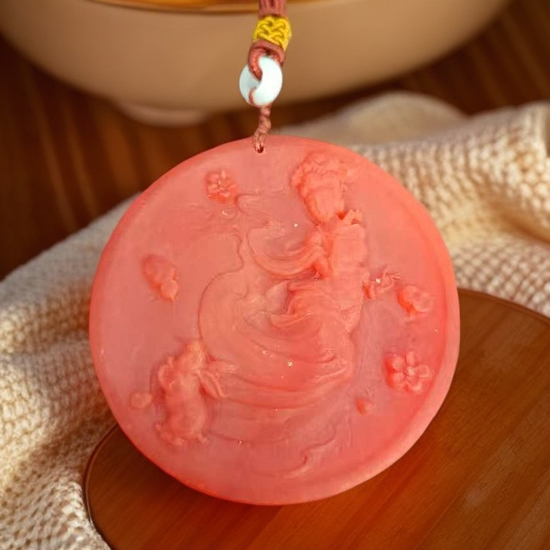 RLKZ0047-A8     红锦天天女散花吊坠