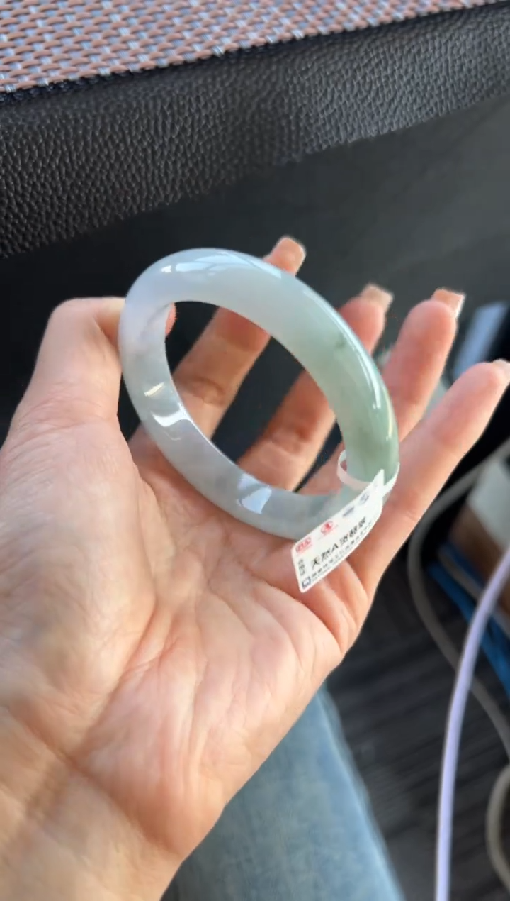 【闪购商品】翡翠手镯未镶嵌16号55.8*11.5*8.2