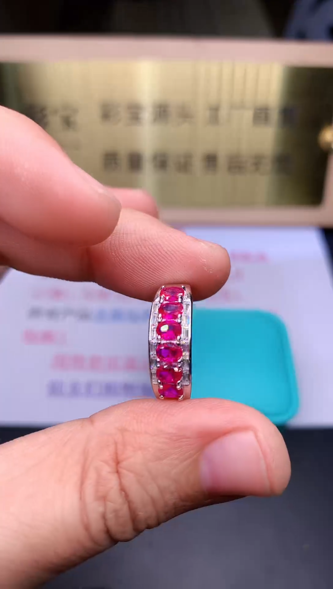 【闪购商品】红宝石戒指银S925镶嵌........