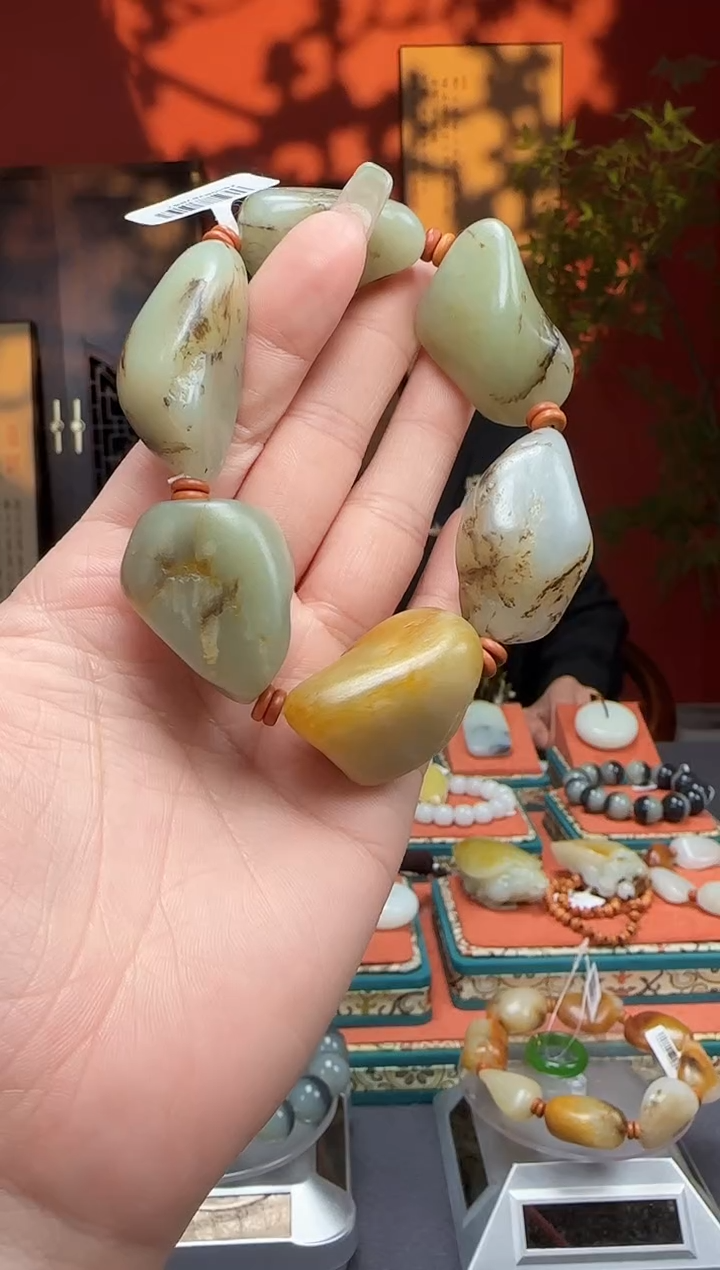 【闪购商品】和田玉手串未镶嵌手串127克