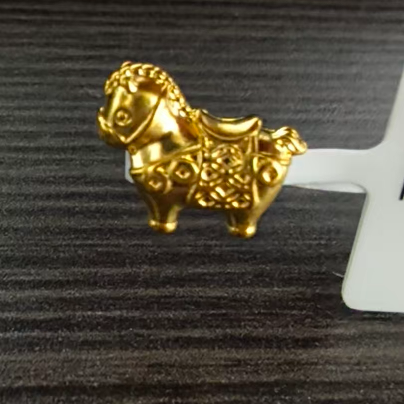 【莹莹专享】足金999 小马 ZP 0.19 纳金添喜