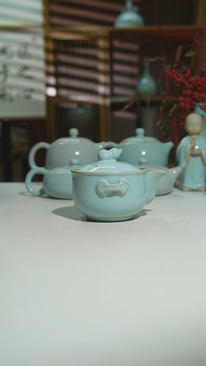 天青珑匠葫芦手抓壶二级