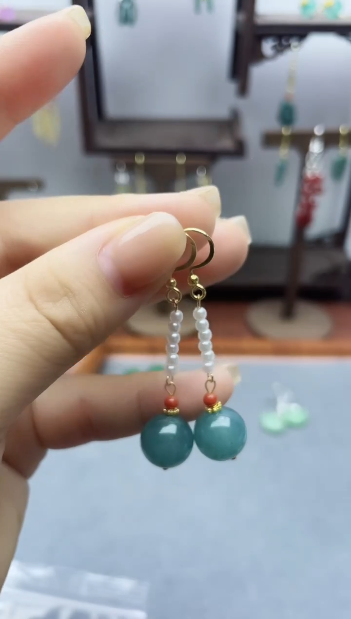 未镶嵌翡翠耳饰216000