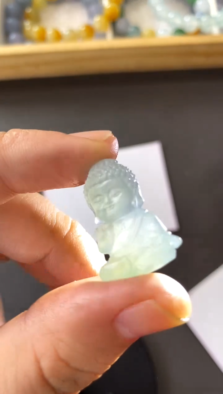 【闪购商品】定制翡翠未镶嵌宝宝佛